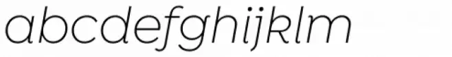 Isidora Sans Alt Light Italic
