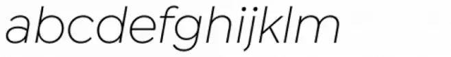 Isidora Sans Light Italic