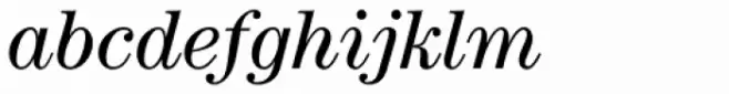 ITC Century Std Book Italic