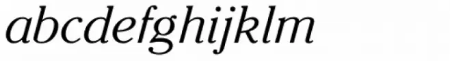 ITC Cheltenham Light Italic