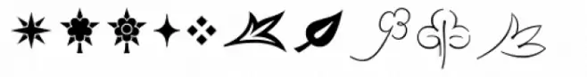 ITC Golden Cockerel Initial Ornaments