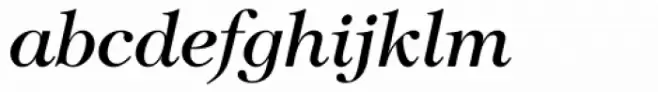 ITC Tiffany Italic