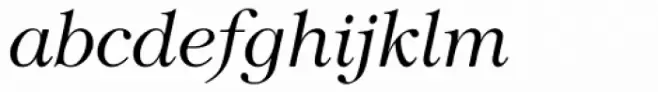 ITC Tiffany Light Italic