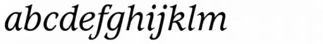 ITC Usherwood Medium Italic