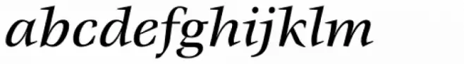 ITC Veljovic Medium Italic