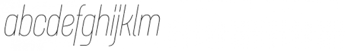 Itaca Condensed Thin Italic