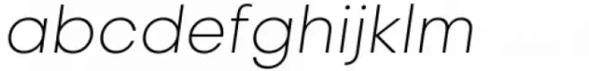 Izmir Extralight Italic