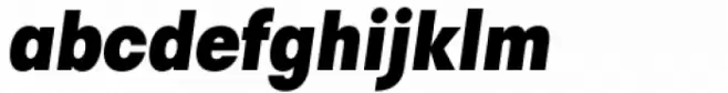Izmir Narrow Black Italic
