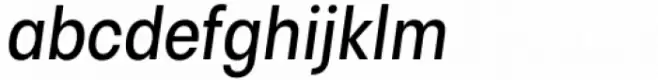 Izmir Narrow Medium Italic