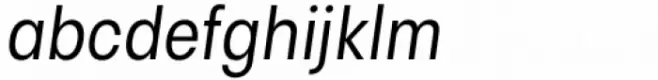 Izmir Narrow Regular Italic