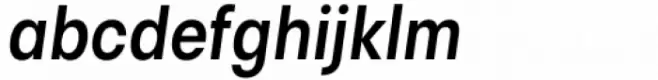 Izmir Narrow Semibold Italic