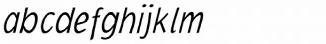 Jacoby Extra Light Condensed Italic