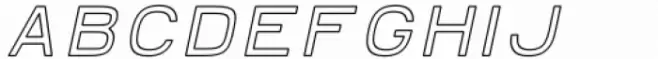 Jadeite Outline Rounded Italic