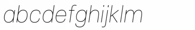 Jam Grotesque Extra Light Italic