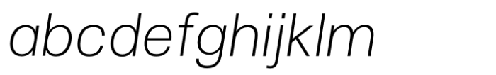 Jam Grotesque Light Italic