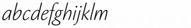 Jannon Sans Light Italic