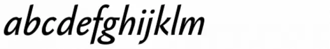 Jannon Sans Text Italic