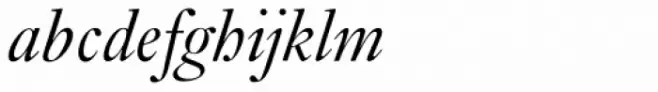 Janson URW Light Italic