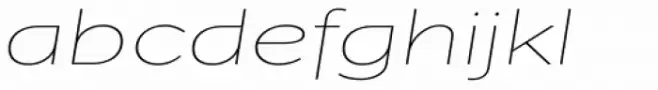 Jasan Wide Thin Italic