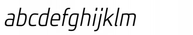 JH Oleph Light Semi Condensed Italic