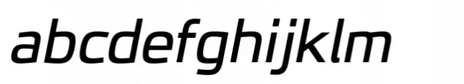 JH Oleph Medium Semi Expanded Italic