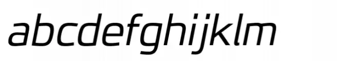 JH Oleph Regular Semi Expanded Italic