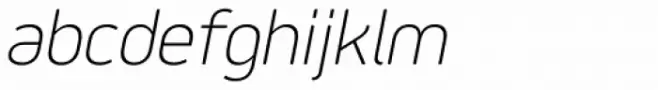 Jiho Soft Extra Light Italic