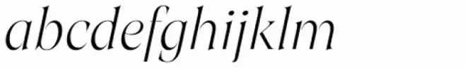 Joane Italic Extra Light