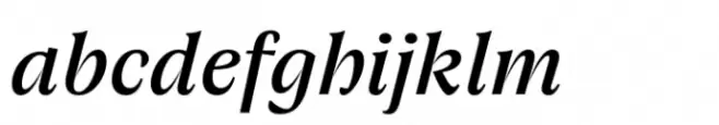 Joane Pro XS Medium Italic