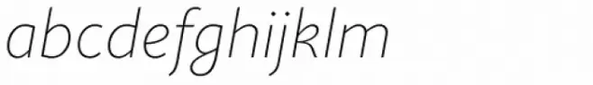 Joanna Sans Nova Thin Italic