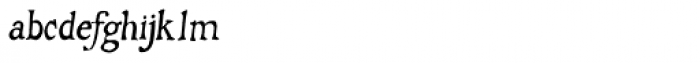 John Speed Lower Case Variant