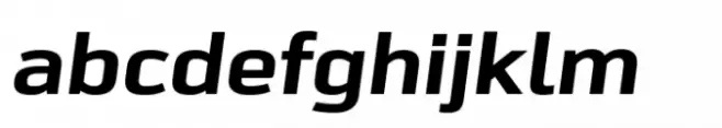 JP Alva Expanded Extra Bold Italic