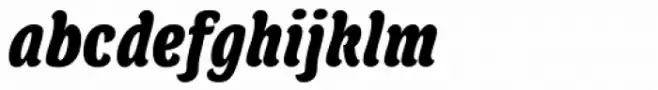 Juno Condensed Black Italic