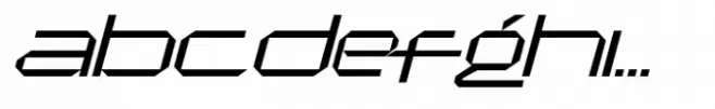 Jx Tabe Extra Light Italic Expanded
