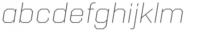 Kairos Sans Extd Thin Italic