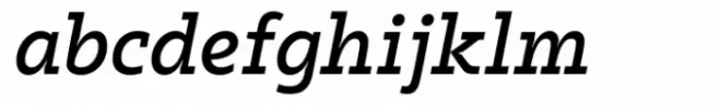 Kaluny Pro Medium Italic Slab