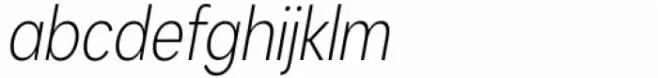 Kanyon Condensed Light Italic