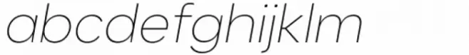 Kanyon Thin Italic