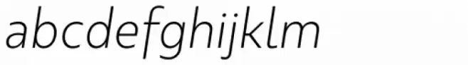 Kappa Text Light Italic