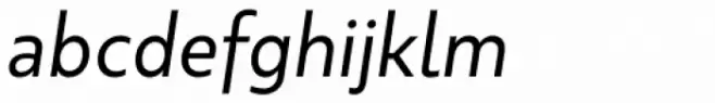 Kappa Text Regular Italic