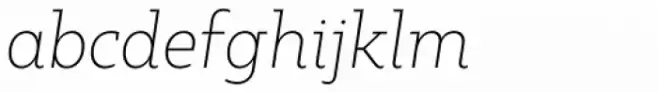 Kappa Vol2 Display Ultra Light Italic