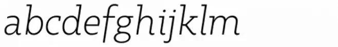 Kappa Vol2 Light Italic