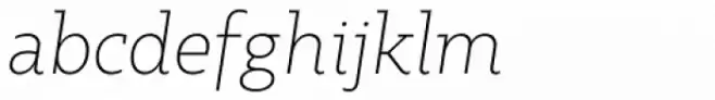 Kappa Vol2 Ultra Light Italic