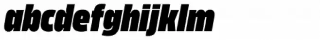 Karibu Narrow Black Italic