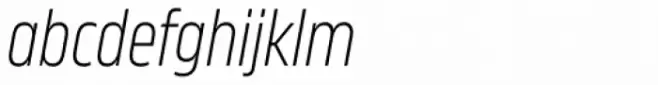 Karibu Narrow Light Italic