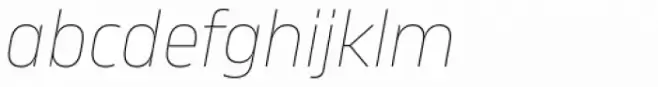Karibu Ultra Thin Italic