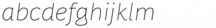 Karlo Sans Extra Light Italic