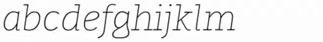 Karlo Serif Extra Light Italic