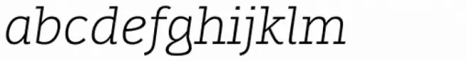 Karlo Serif Light Italic
