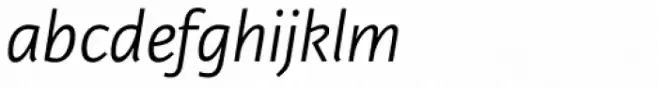 Karmina Sans Light Italic
